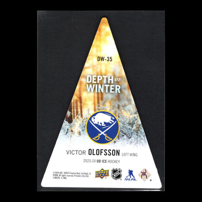 2023-24 UD Ice VICTOR OLOFSSON #DW-45 Depth of Winter