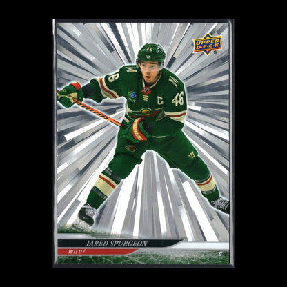 2024-25 UD Series 2 JARED SPURGEON #336 Outburst - Minnesota Wild