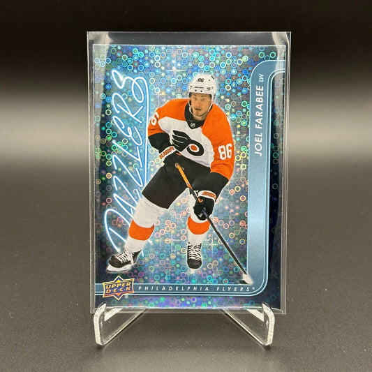 2024-25 UD Series 1 JOEL FARABEE #DZ-5 Dazzlers Blue - Philadelphia Flyers