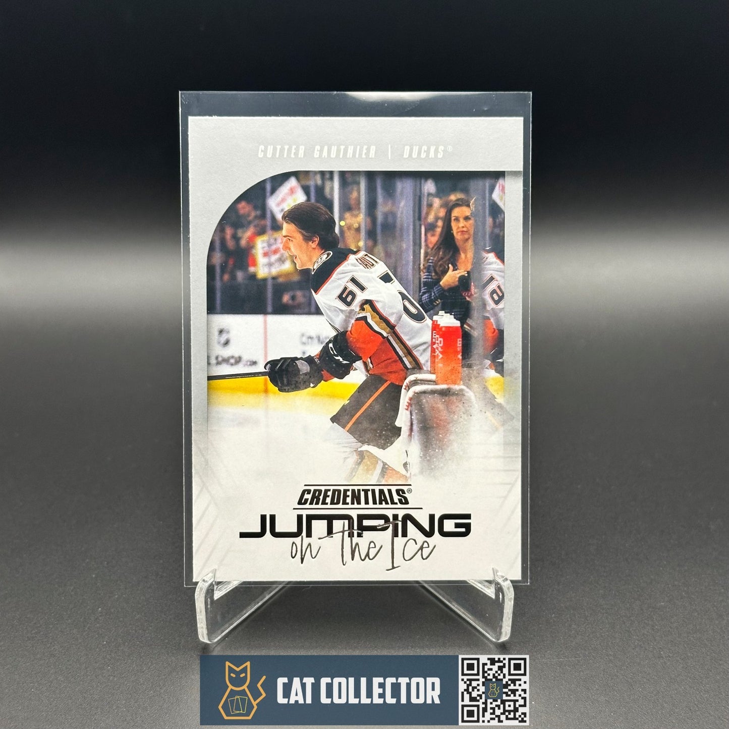 2024-25 UD Credentials CUTTER GAUTHIER #JI-CG Jumping on the ice Rookie RC