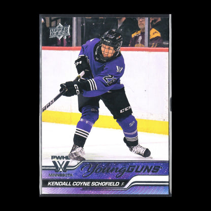2024-25 UD PWHL KENDALL COYNE SCHOFIELD #53 Young guns RC - 1st EDITION!