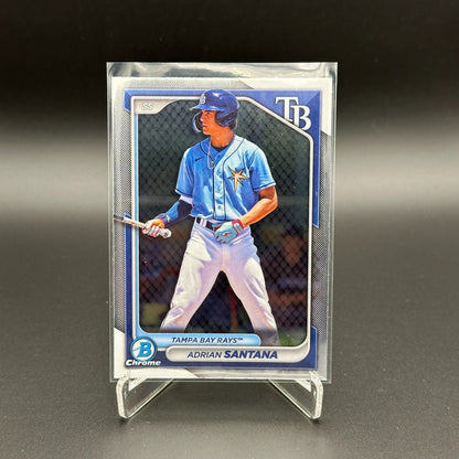 2024 Topps Chrome Bowman ADRIAN SANTANA #BCP-61 Prospect RC - Tampa Bay Rays