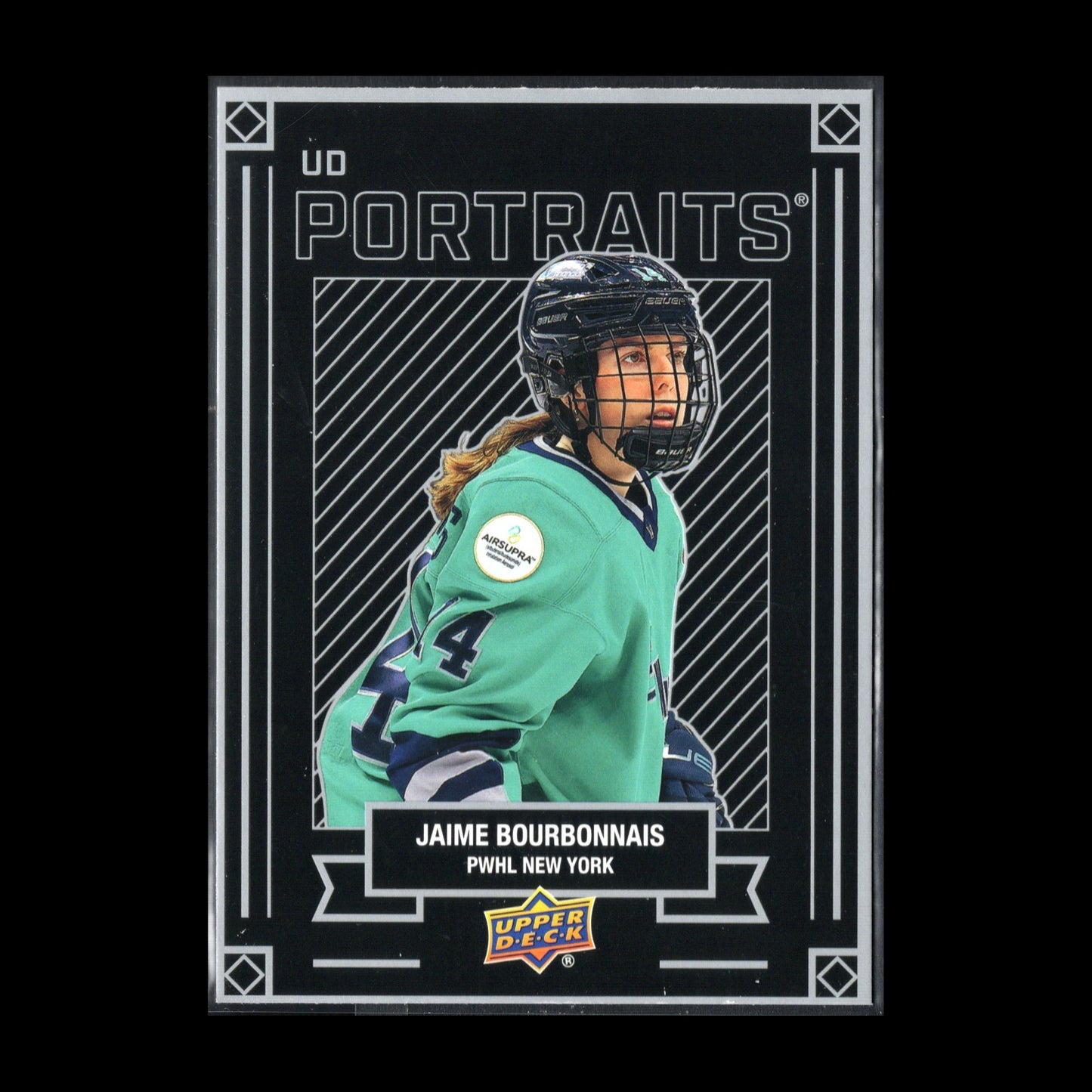 2024-25 UD PWHL JAIME BOURBONNAIS #P-11 UD Portraits - 1st EDITION!