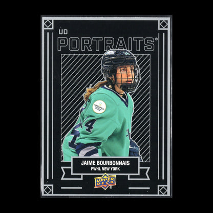 2024-25 UD PWHL JAIME BOURBONNAIS #P-11 UD Portraits - 1st EDITION!