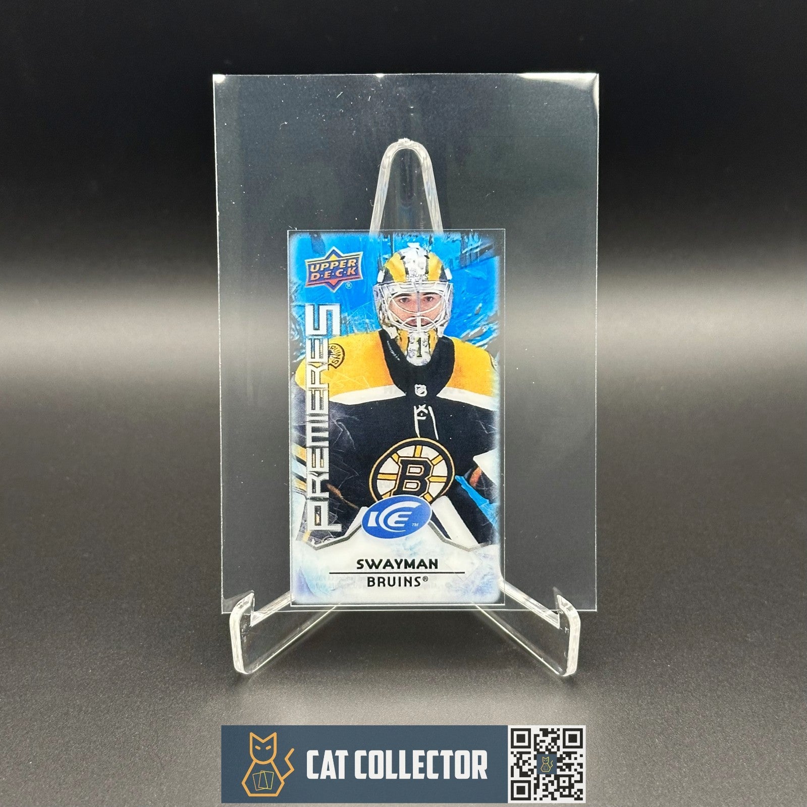 2021-22 UD Ice JEREMY SWAYMAN #MI-46 Premieres Mini RC Rookie - Boston Bruins