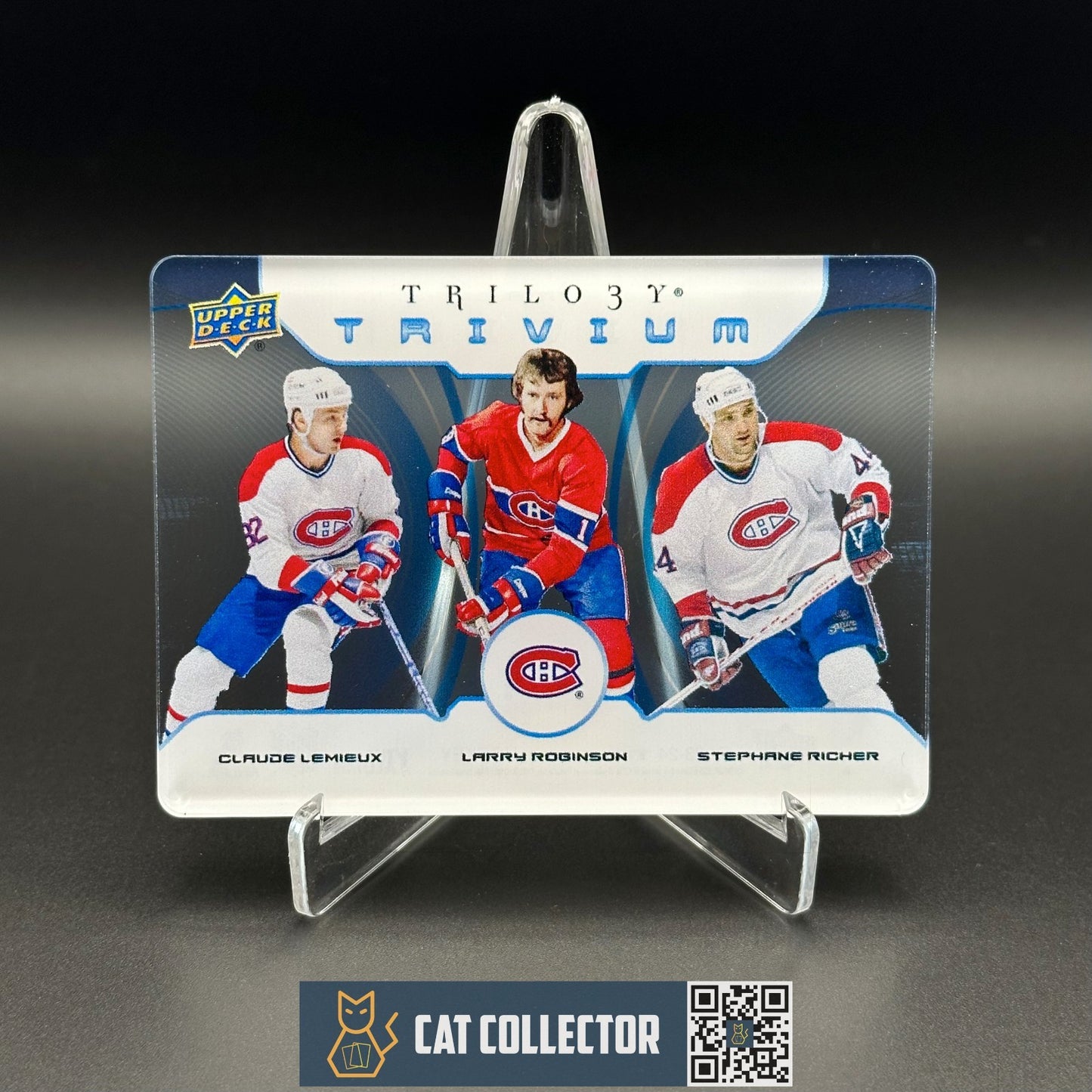 2023-24 UD Trilogy CLAUDE LEMIEUX / LARRY ROBINSON / STEPHANE RICHER #TR-5