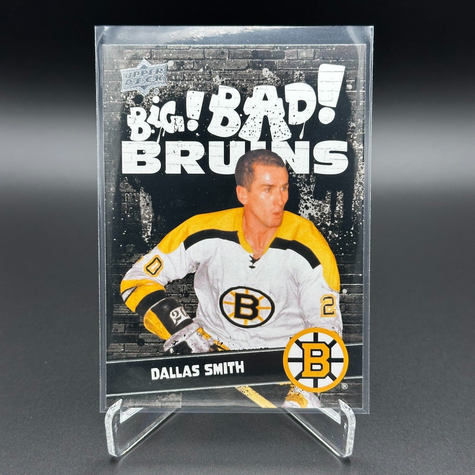 2023-24 UD Boston Bruins Centennial DALLAS SMITH #197 Big Bad Bruins