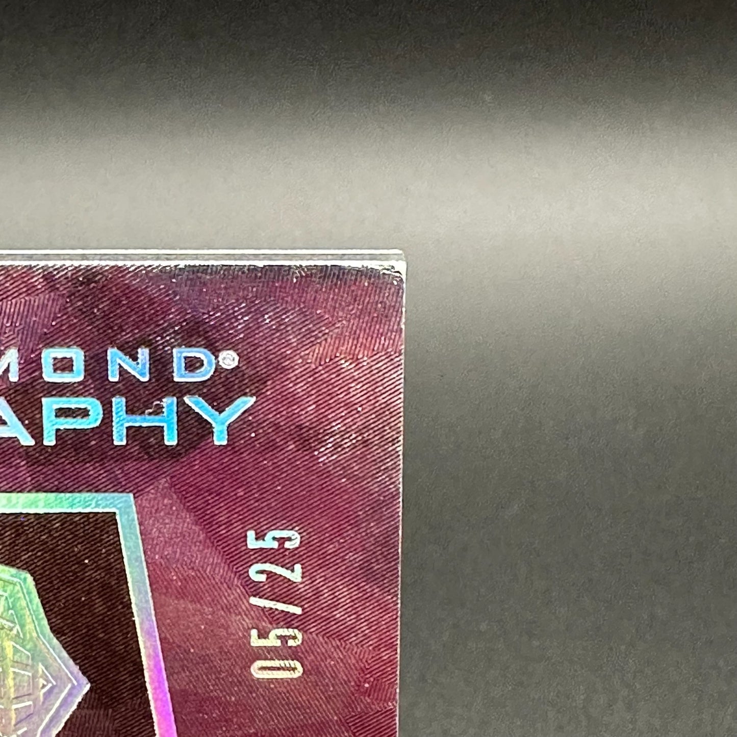 2020-21 UD Black Diamond BRAD MARCHAND #G-BM Gemography /25 Auto