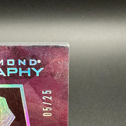 2020-21 UD Black Diamond BRAD MARCHAND #G-BM Gemography /25 Auto