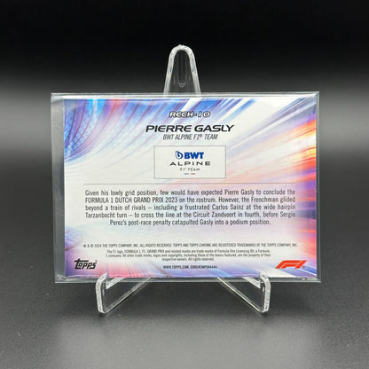 2024 Topps Chrome Formula 1 PIERRE GASLY #RECH-10 F1 Re-Charged