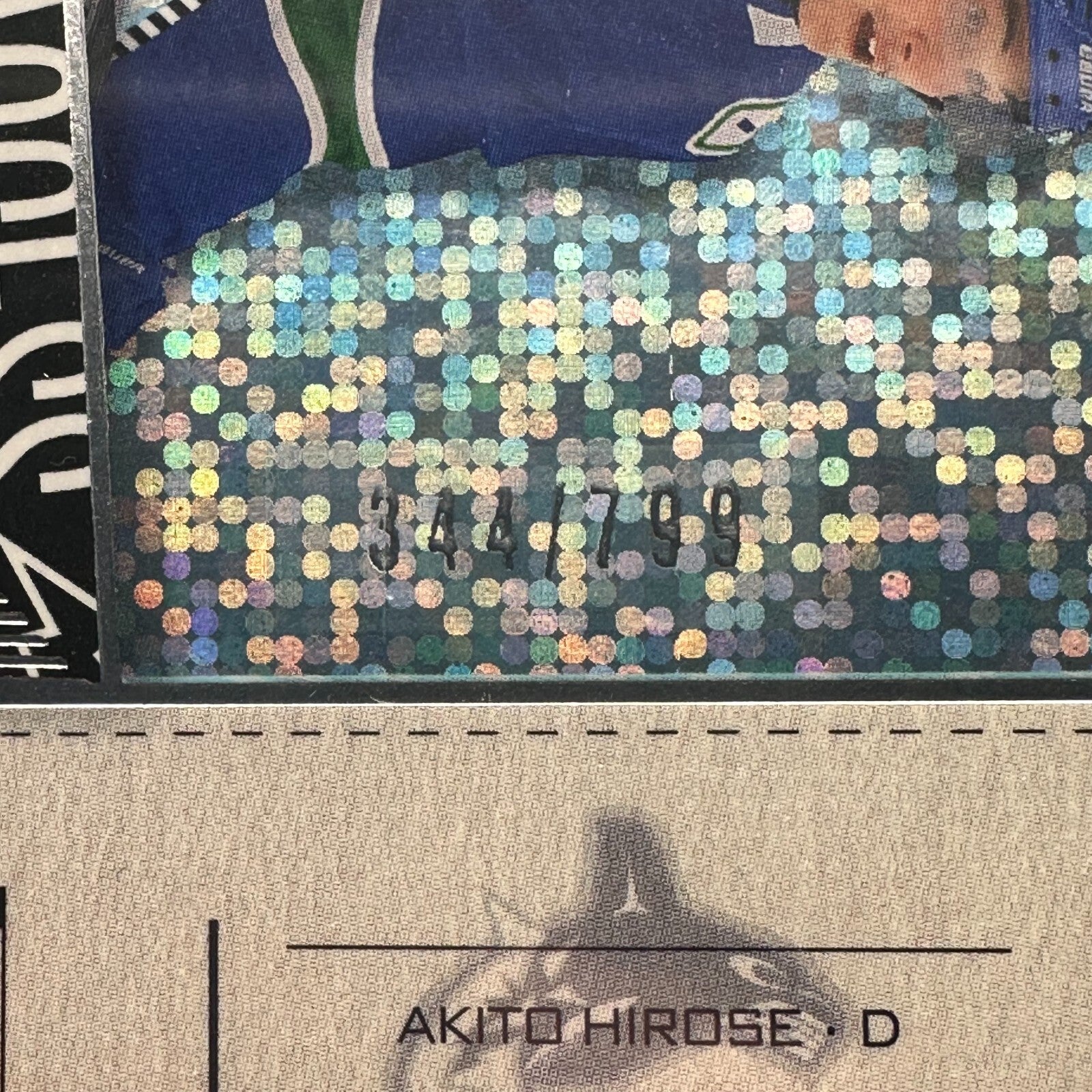 2023-24 UD Credentials AKITO HIROSE #132 Debut Ticket Access Ice Blue 344/799