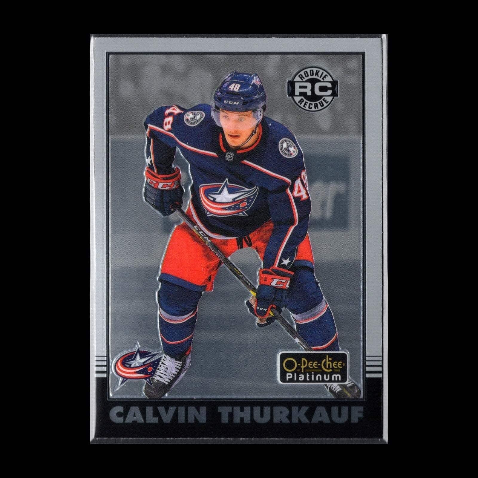 2020-21 O-Pee-Chee Platinum CALVIN THURKAUF #R-60 Marquee Rookie Retro RC
