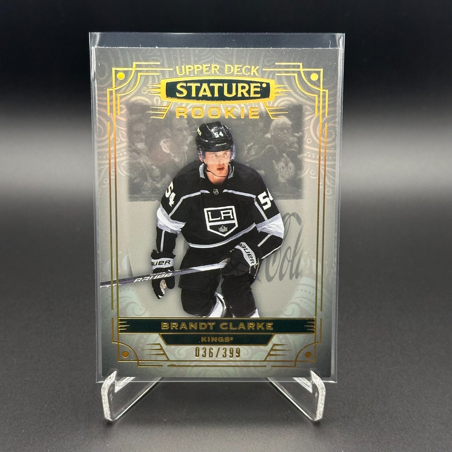 2022-23 Upper Deck Stature BRANDT CLARKE #141 RC /399 - Los Angeles Kings