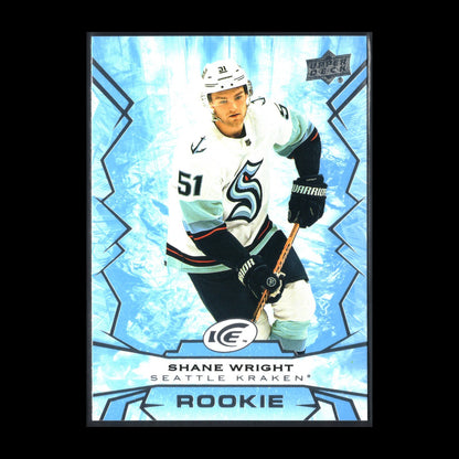 2022-23 UD Ice SHANE WRIGHT #125 Rookie RC - Seattle Kreaken