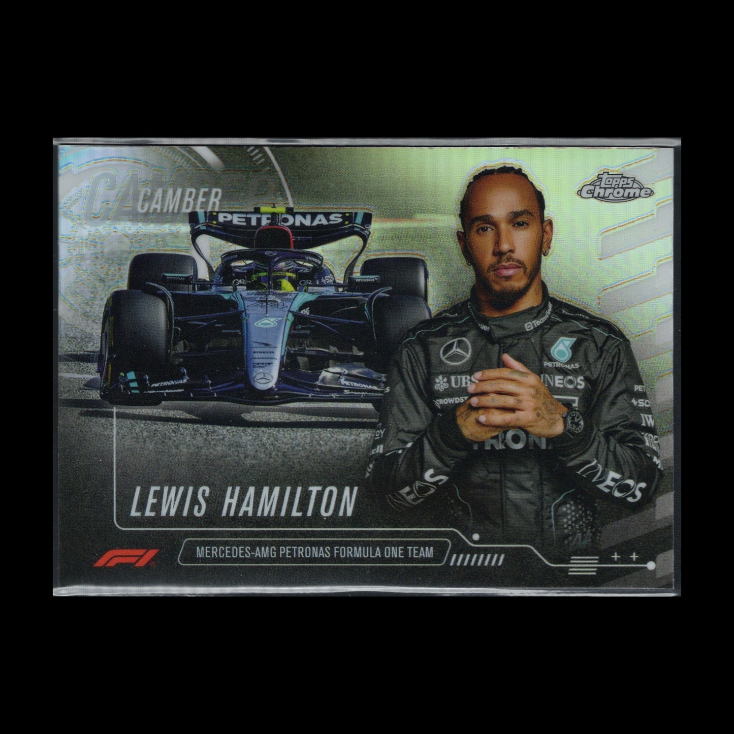 2024 Topps Chrome Formula 1 LEWIS HAMILTON #CAM-3 Camber