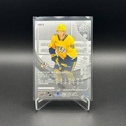 2024-25 UD Extended FEDOR SVECHKOV #TDR-5 Triple Dimensions Reflections Rookie