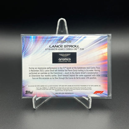 2024 Topps Chrome Formula 1 LANCE STROLL #RECH-12 Re-Charged
