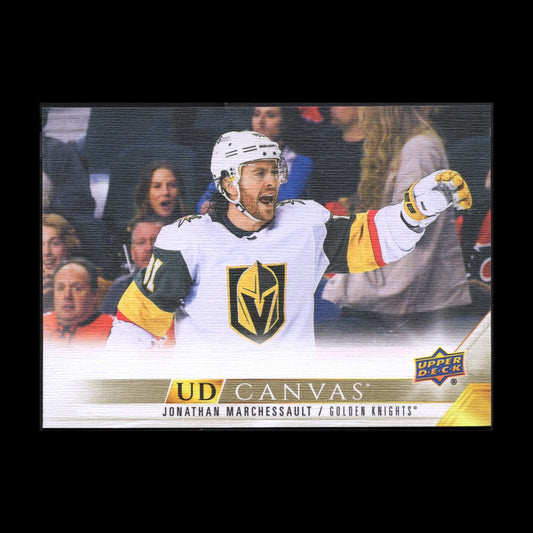 2022-23 UD Series 1 JONATHAN MARCHESSAULT #C83 UD Canvas - Vegas Golden Knights