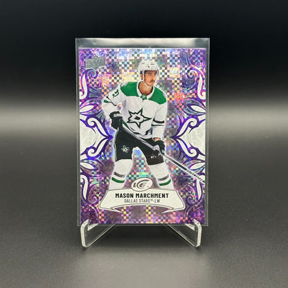 2024-25 UD Ice MASON MARCHMENT #18 Purple parallel - Dallas Stars