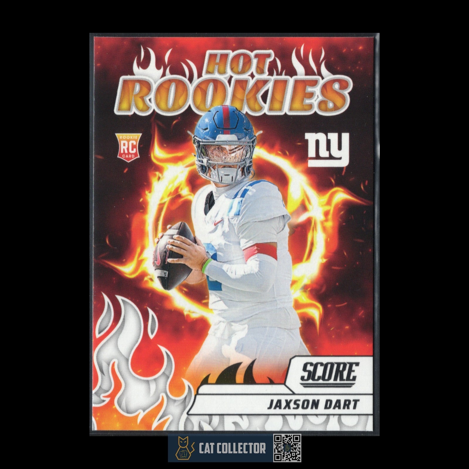 2025 Panini Score JAXSON DART #6 Hot Rookies RC - New York Giants