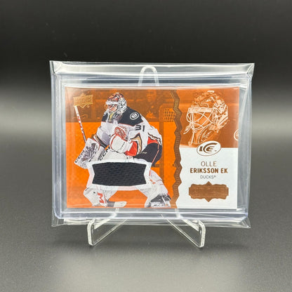 2023-24 UD Ice OLLE ERIKSSON EK #103 Rookie Jersey - Anaheim Ducks