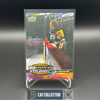 2025-26 UD Series 1 VILLE KOIVUNEN #C-95 UD Canvas Young Guns Rookie RC