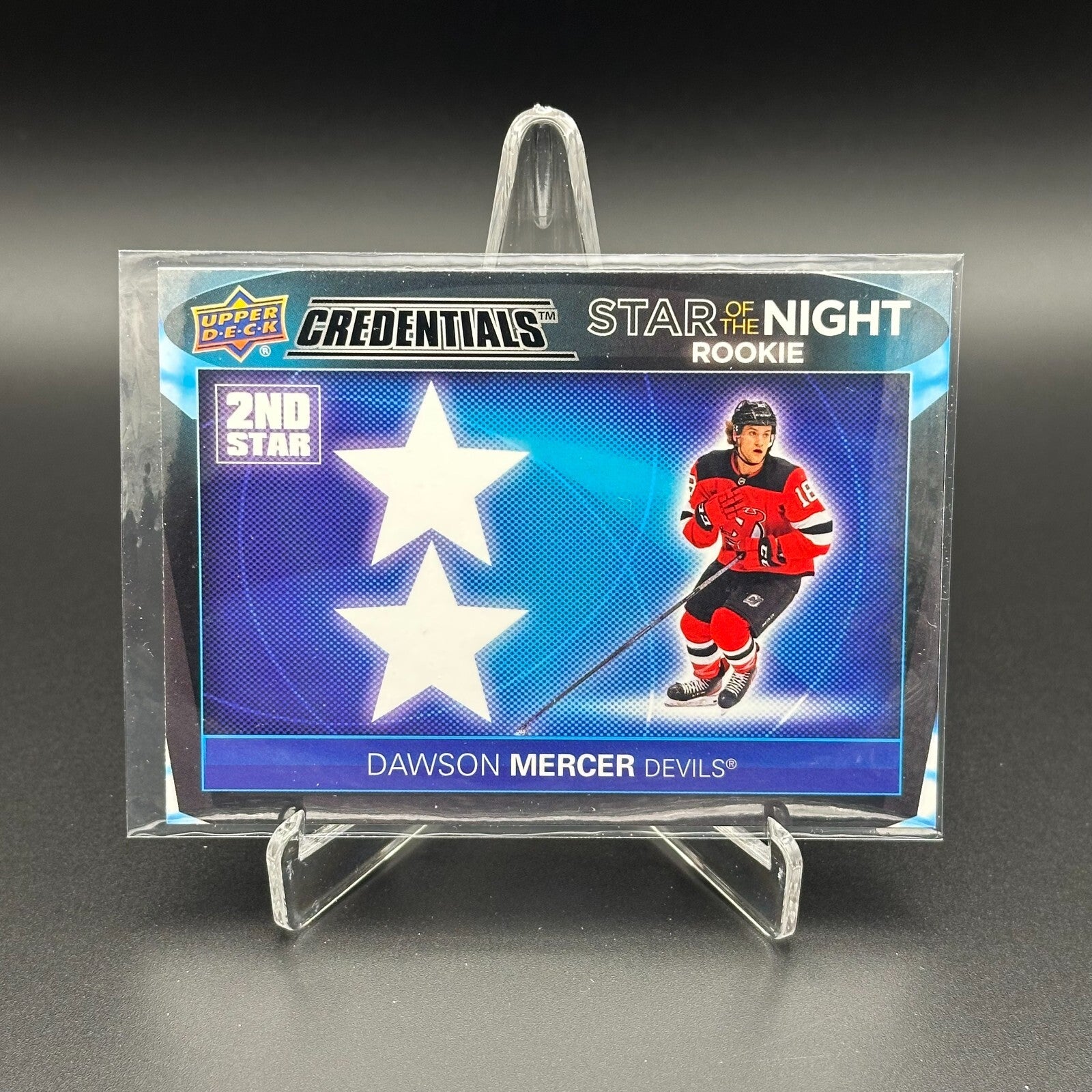 2021-22 UD Credentials DAWSON MERCER #2SR-7 Second Star of the Night Rookie