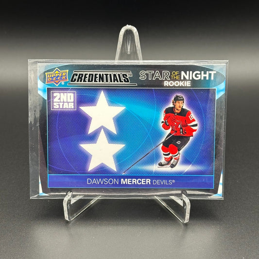 2021-22 UD Credentials DAWSON MERCER #2SR-7 Second Star of the Night Rookie