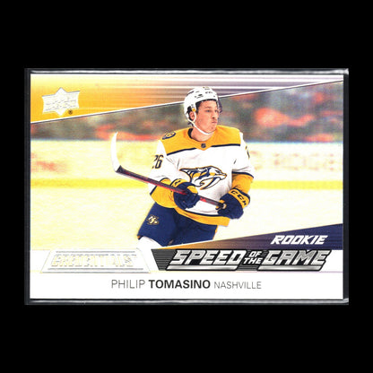 2021-22 UD Credentials PHILIP TOMASINO #SGR13 Speed of the Game RC