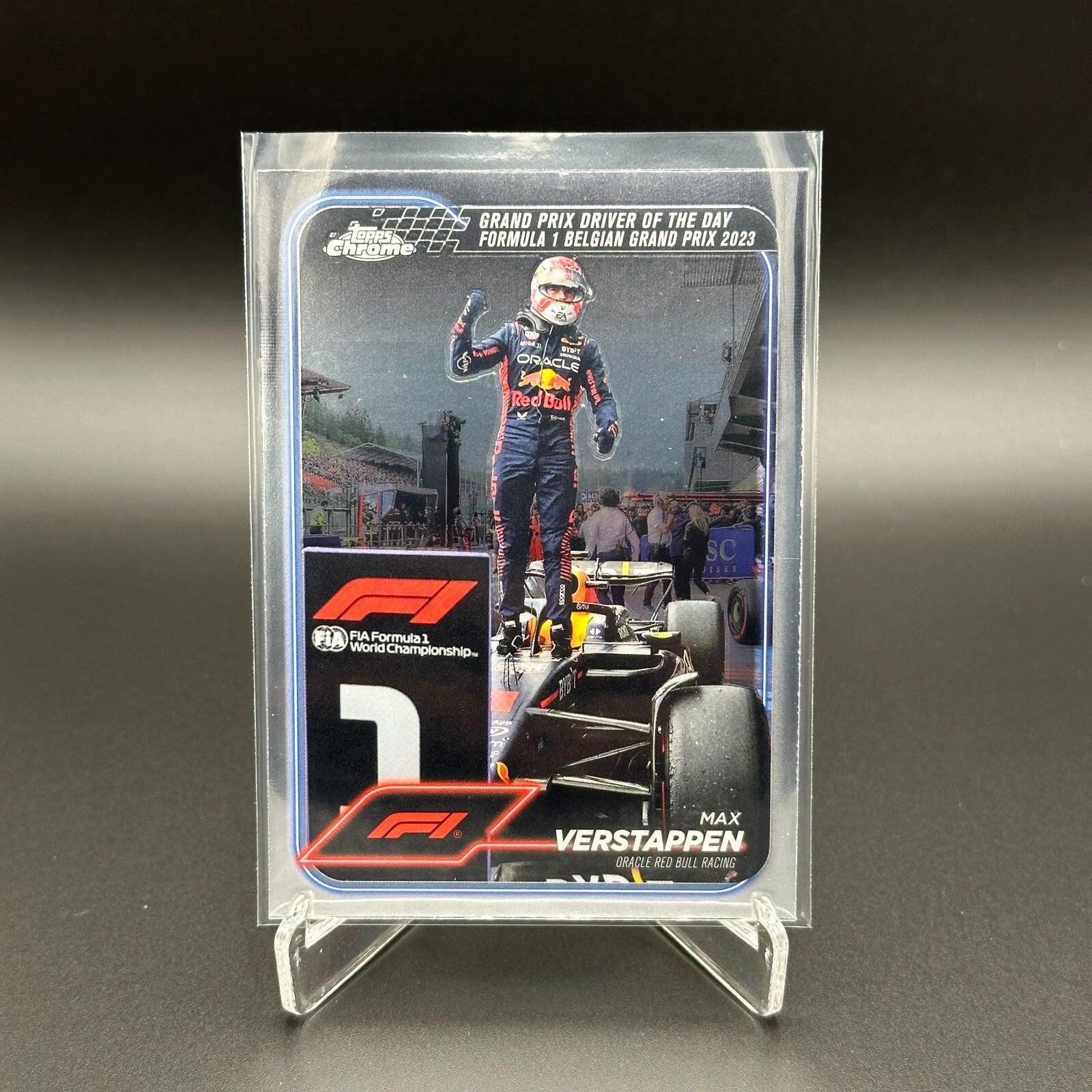 2024 Topps Chrome Formula 1 MAX VERSTAPPEN #170 Grand Prix Driver of the Day