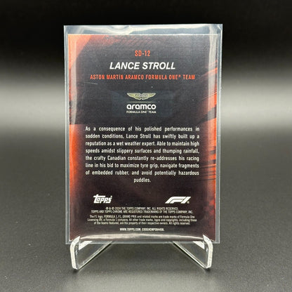 2024 Topps Chrome Formula 1 LANCE STROLL #SD-12 Speed demons