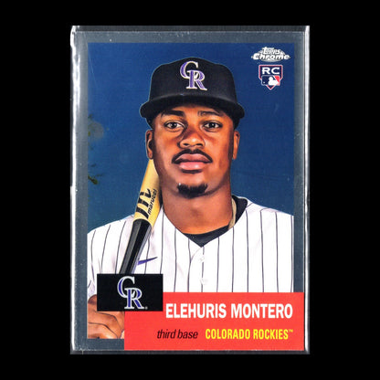 2022 Topps Chrome Platinum Anniversary ELEHURIS MONTERO #143 RC