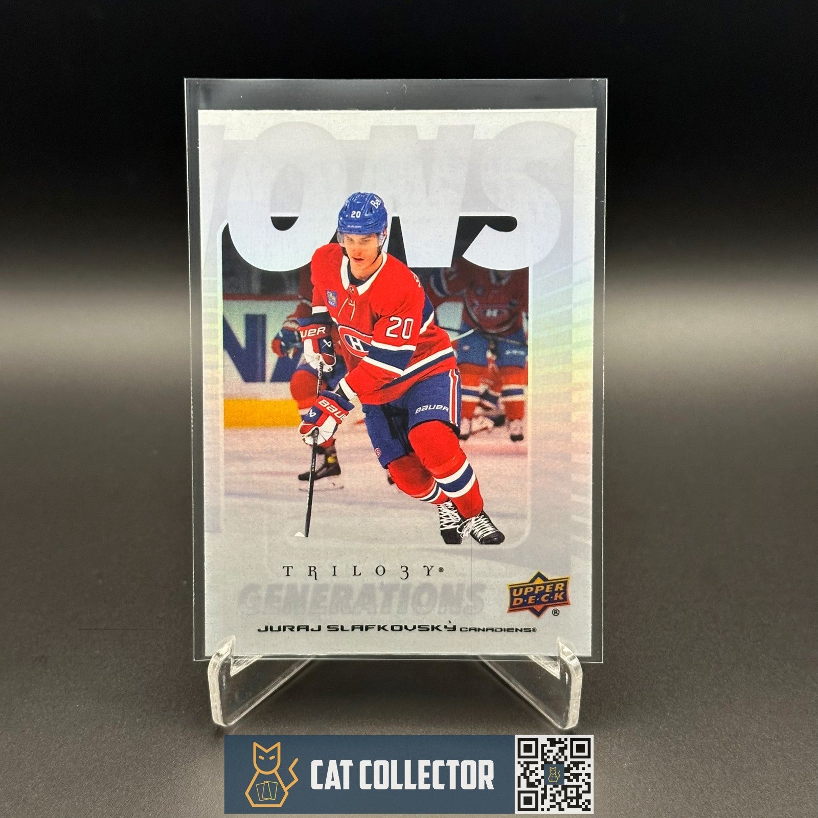 2023-24 UD Trilogy JURAJ SLAFKOVSKY #TG-13C Generations - Montreal Canadiens