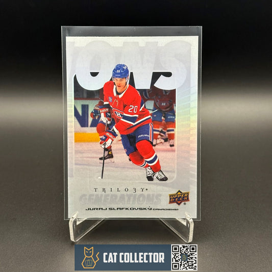 2023-24 UD Trilogy JURAJ SLAFKOVSKY #TG-13C Generations - Montreal Canadiens