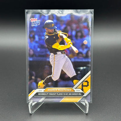 2024 Topps Now ANDREW MCCUTCHEN #74 - Pittsburgh Pirates ** ONLINE EXCLUSIVE**