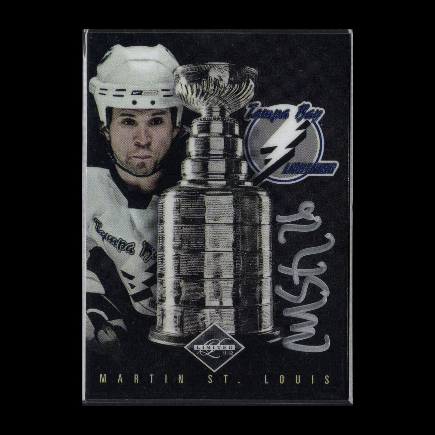 2011-12 Panini Limited MARTIN ST. LOUIS #MS Winners Signatures /99 Hard Signed