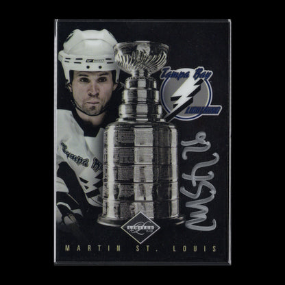 2011-12 Panini Limited MARTIN ST. LOUIS #MS Winners Signatures /99 Hard Signed