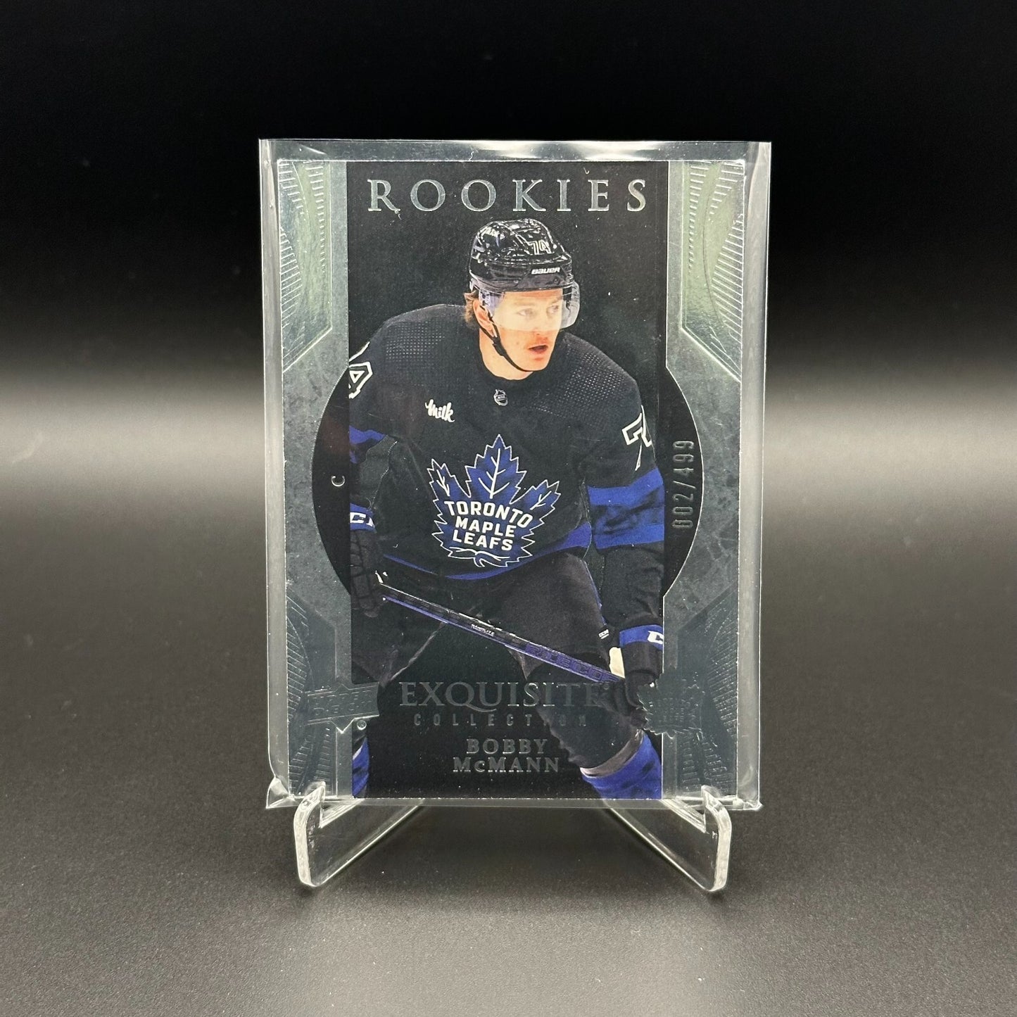 2023-24 UD Exquisite Collection BOBBY MCMANN #R48 Rookie 2/499