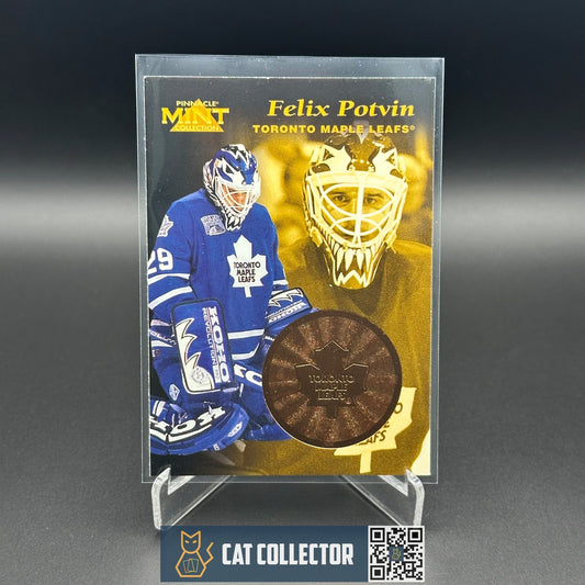 1996-97 Pinnacle Mint Collection FELIX POTVIN #24 Bronze - Toronto Maple Leafs