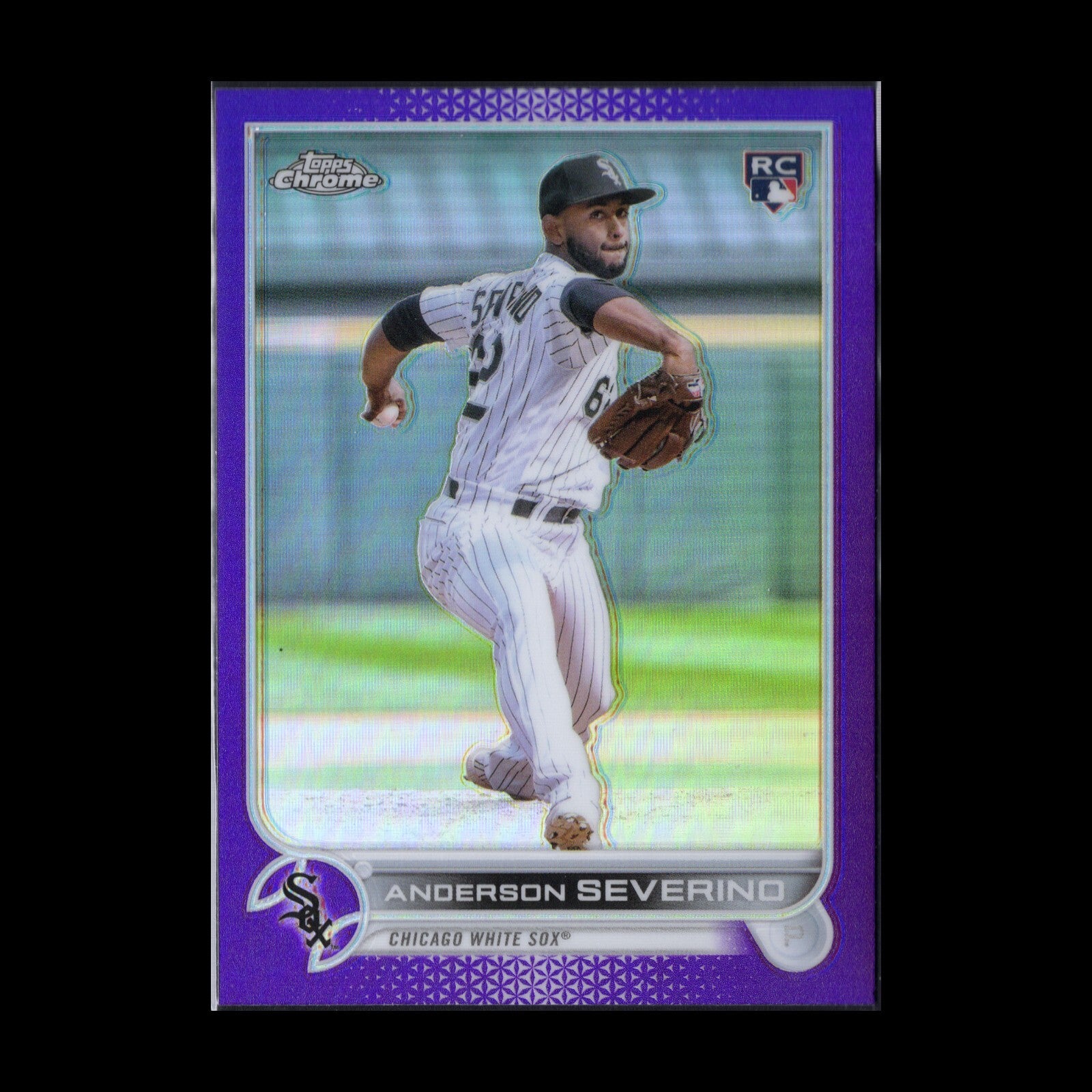 2022 Topps Chrome Updated Series ANDERSON SEVERINO #USC22 Purple Border Parallel