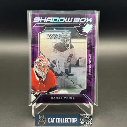 2020-21 Upper Deck SPx CAREY PRICE #SB-29 Shadow Box Montreal Canadiens