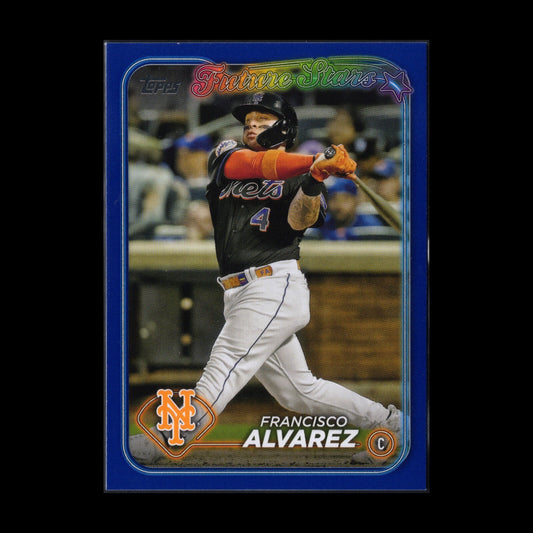 2024 Topps Series 2 FRANCISCO ALVAREZ #383 Future stars Royal Blue Rookie RC