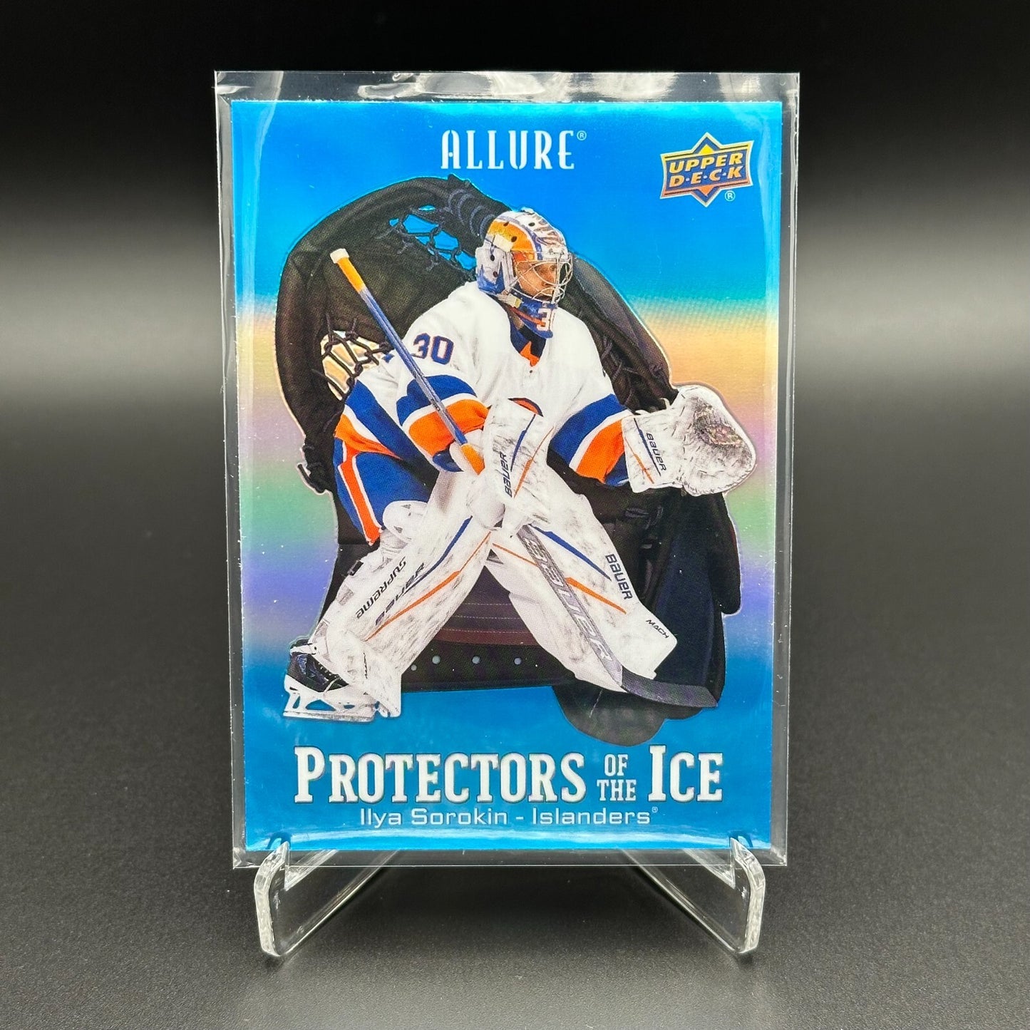 2024-25 UD Allure IGOR SOROKIN #PI-5 Protectors of the Ice Blue - NY Islanders