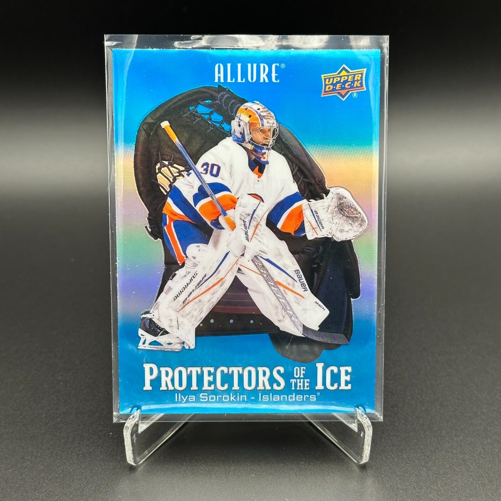 2024-25 UD Allure IGOR SOROKIN #PI-5 Protectors of the Ice Blue - NY Islanders