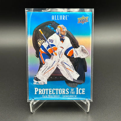 2024-25 UD Allure IGOR SOROKIN #PI-5 Protectors of the Ice Blue - NY Islanders
