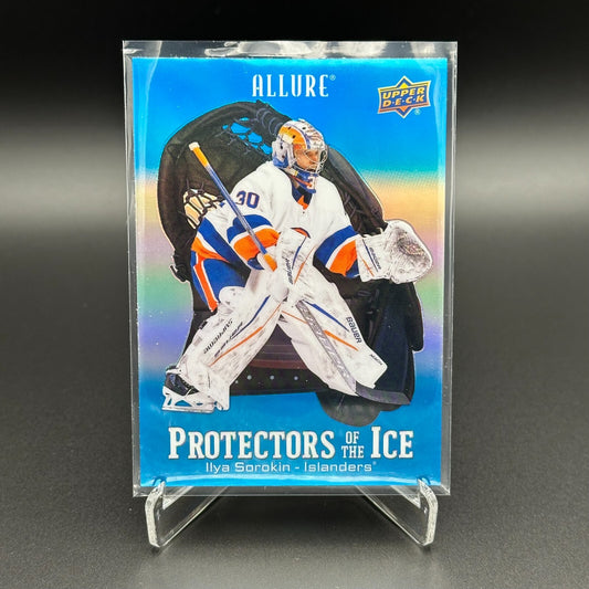 2024-25 UD Allure IGOR SOROKIN #PI-5 Protectors of the Ice Blue - NY Islanders