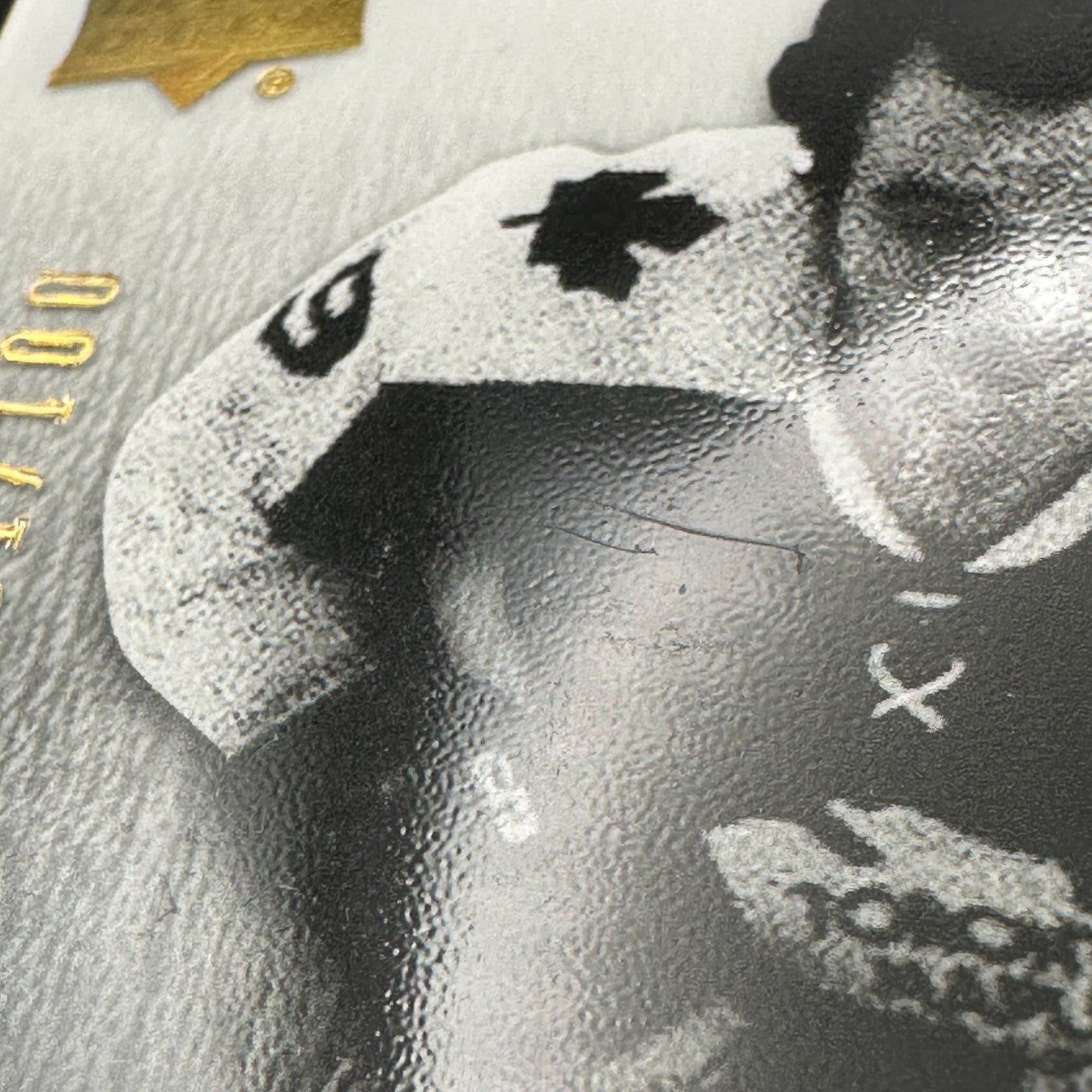 2018-19 UD Engrained NORM ULLMAN #R-NO Remnants 1/100 Game Used Stick 1st Print!