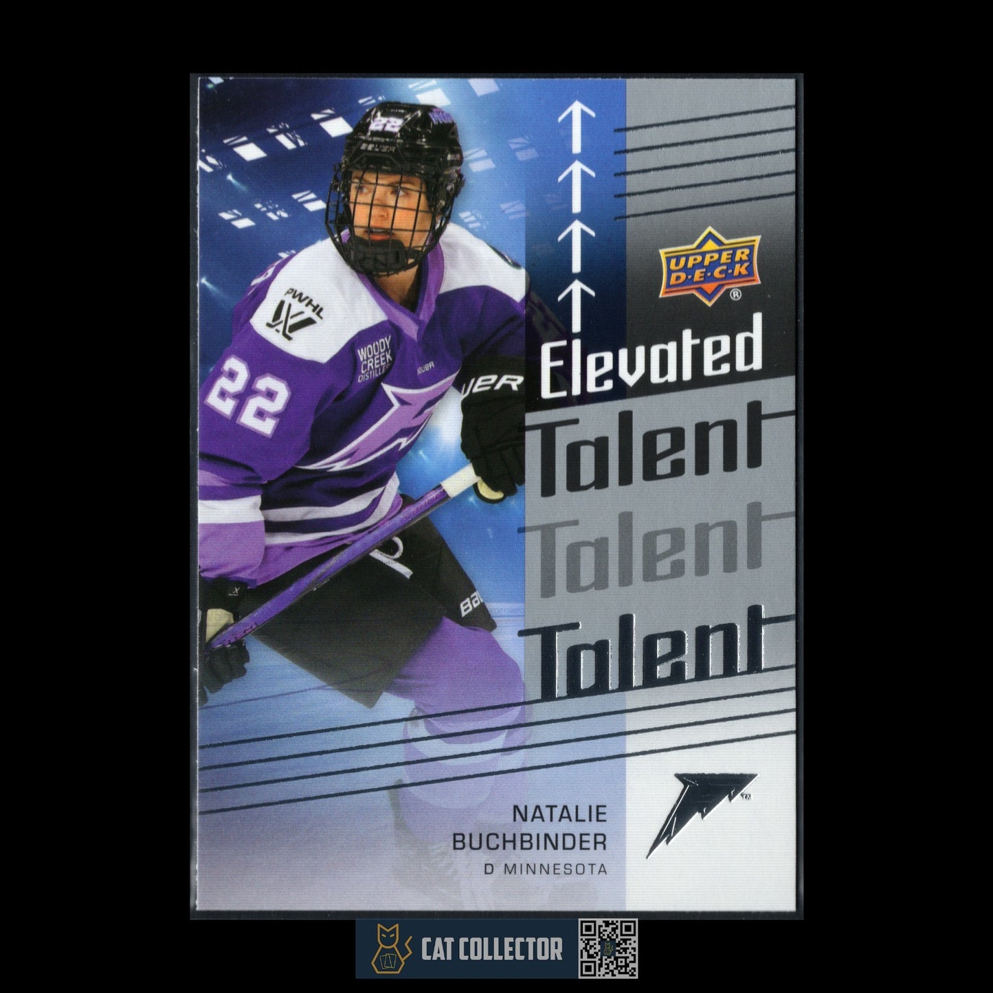 2024-25 UD PWHL NATALIE BUCHBINDER #ET-1 Elevated Talent - Minnesota Frost