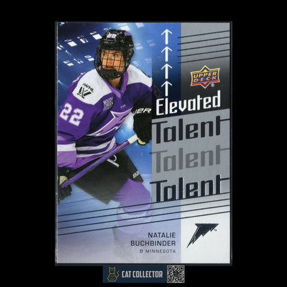 2024-25 UD PWHL NATALIE BUCHBINDER #ET-1 Elevated Talent - Minnesota Frost