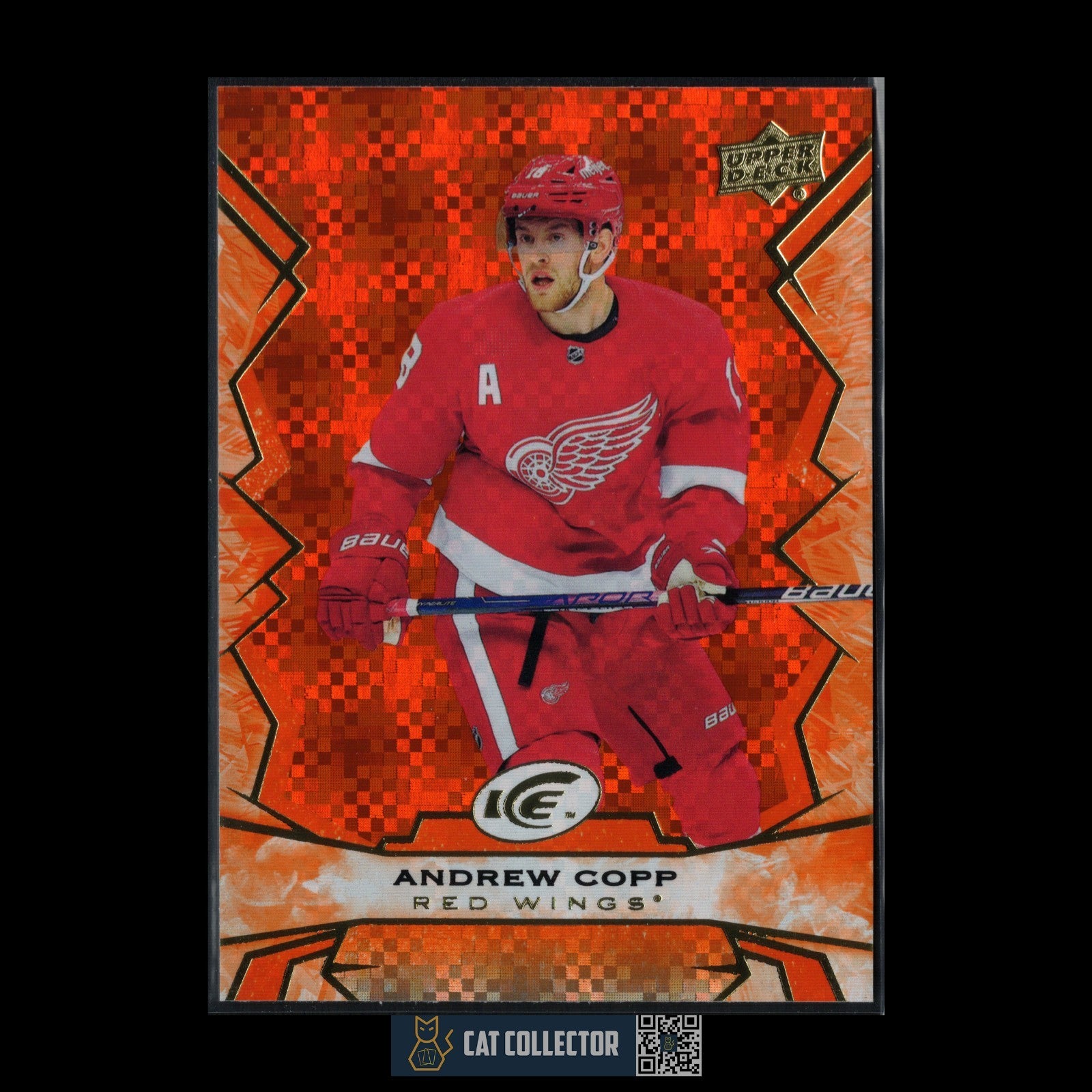 2022-23 UD Ice ANDREW COPP #97 Orange - Detroit Red Wings